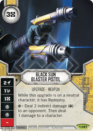 Black Sun Blaster Pistol